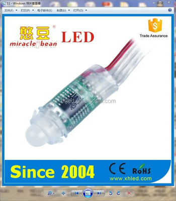 전문적 품질과 DC5V 12 밀리미터 방수 LED 화소 광 WS28110.3W RGB 화소 LED