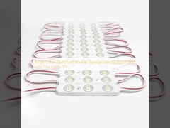 단색 3 SMD LED 모듈 간판 조명 야외 2835 렌즈 1.5w 조명 12v