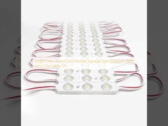 단일 색상 3 Smd LED 모듈 사이니지 라이트 외관 2835 렌즈 1.2w 라이트 12v