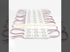 단색 3 SMD LED 모듈 간판 조명 야외 2835 렌즈 1.2w 조명 12v