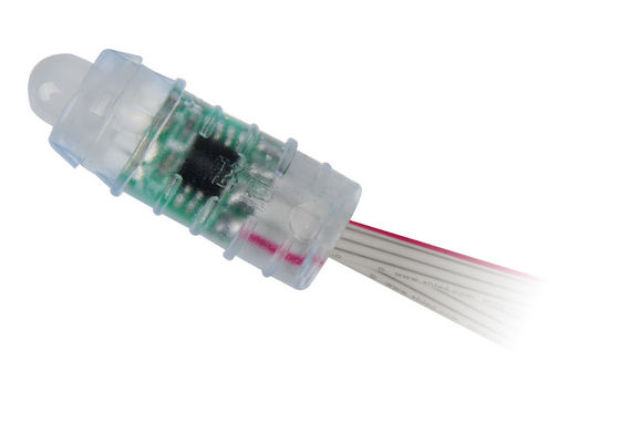 12mm 5V RGB XH6897 LED Pixel Light 0.3 Watt IP67 130 ° Viewing Angle