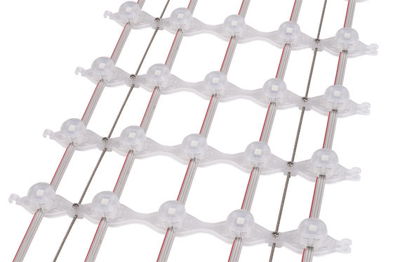 Outdoor Pixel Full Color LED Point Light Source Display Mesh Screen IP67 Addressable