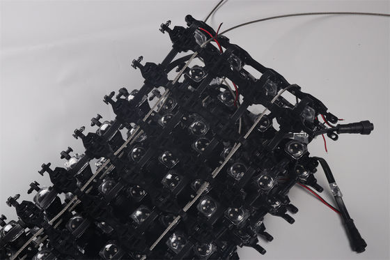 High qualityOutdoor LED Mesh Full Color P50 DC12V 25MM RGB LED Mesh Screen