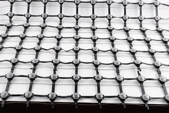 P143 RGB SMD3535 30mm LED Flexible Mesh Screen With IP67 Protection