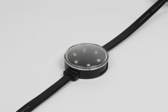 1.5W DC24V Programmable 6 Beads LED Pixel Light RGB RGBW 50mm LED Point Light Source