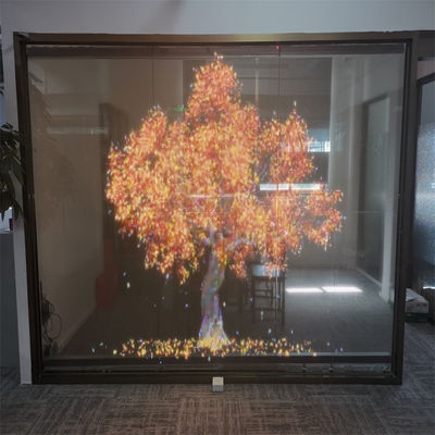 Flexible Transparent Glass LED Screen Wall Indoor Advertising Transparent LED Window Display
