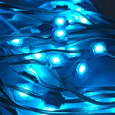 45M IP67 RGB Outdoor House Point Lights for Holiday Christmas Decor