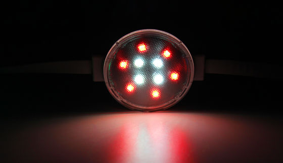 0.3W Epistar Chip 50mm RGB LED Point Light Waterproof Outdoor IP67 with PC Body