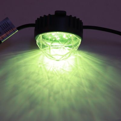 Outdoor Building Garden Landscape Lighting 100mm RGB LED Point Light 4W Epistar Chip Waterproof IP67 With PC Body