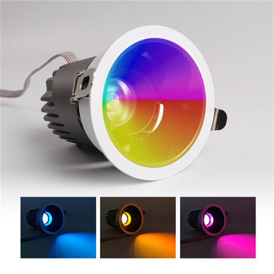RGBW Light Source 20W LED Circular Embedded Spotlight for Indoor Lighting