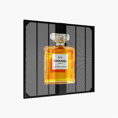 P3.9-P7.8 Aluminum material  Indoor waterproof  LED Mesh Transparent Grille Led Display Screen for Advertising