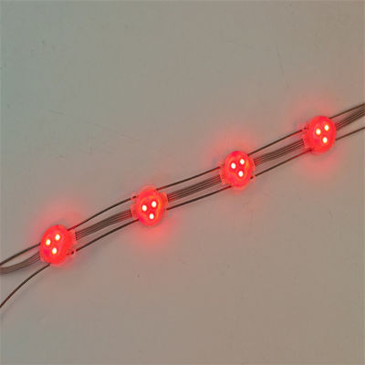 Permanent Holiday Lights Led Aluminum Track Lighting 40mm DC24V SMD3535 120° Viewing Angle
