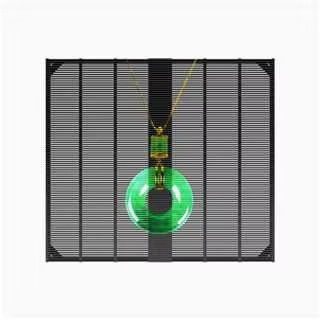 High Protection Level LED Grille Window LED P3.91 Advertising Display with Stable Performance and High Transparency