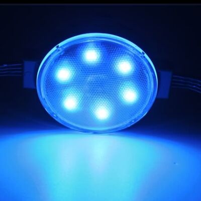 50mm 24V SMD3535 IP67 Waterproof LED Point Light Flexible 120 Beam Angle PC Material Lighting 