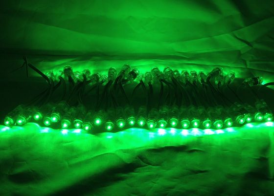 IP65 12MM Green Color DC5V Staw Hat LED Pixel Light ,  LED Sign Light