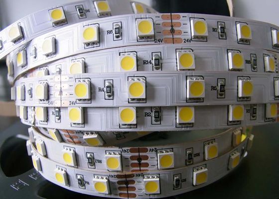High Brightness IP68 5050 RGB Flexible LED Strip Lights 12V For Home CE ROHS