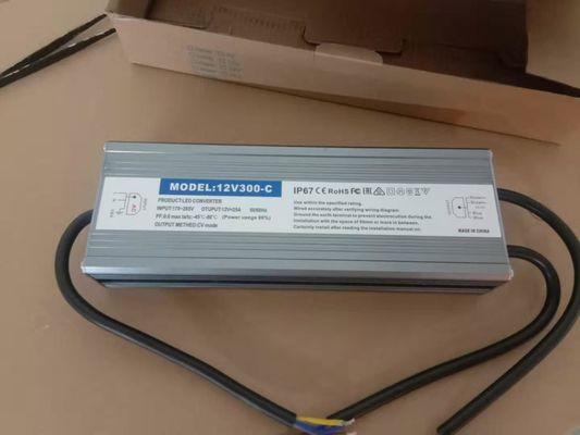 IP67 200W 300W Waterproof Led Power Supply AC 90V