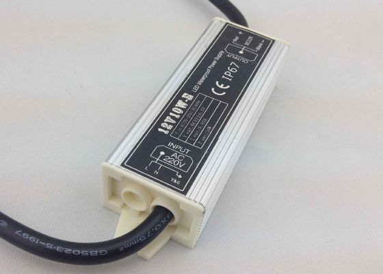 10 W AC TO DC LED Waterproof Power Supply , Metal Shell Flexible Strips Power Supply