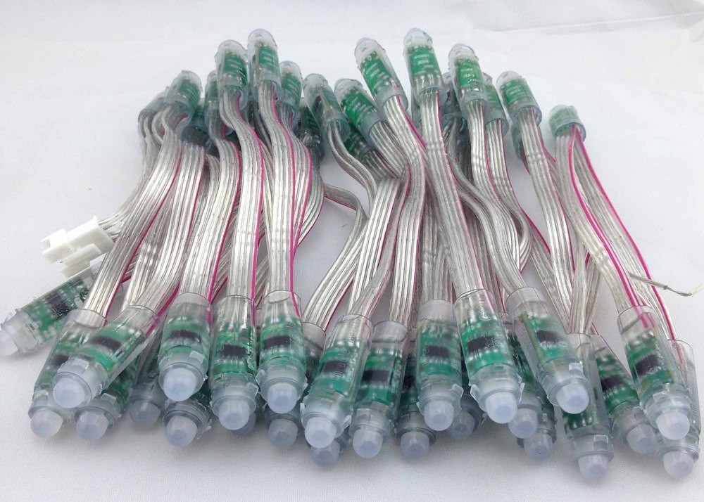 옥외 표시 점화를 위한 12mm DC5V RGB 풀 컬러 LED 화소 빛