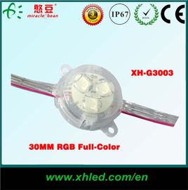 30mm RGB 풀 컬러는 테마 파크 훈장을 위한 화소 가벼운 DC12V를 지도했습니다