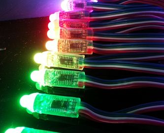 DMX512 통제에 옥외 12mm DC5V RGB 풀 컬러 LED 화소 빛