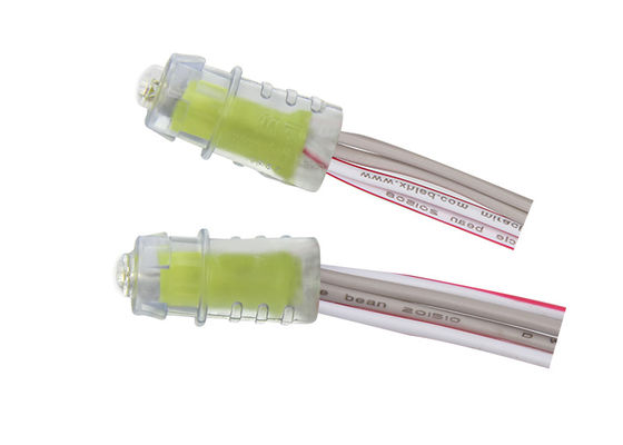 9mm Waterproof 0.1W LED Pixel Light , DC 5V Single Color Led String Light