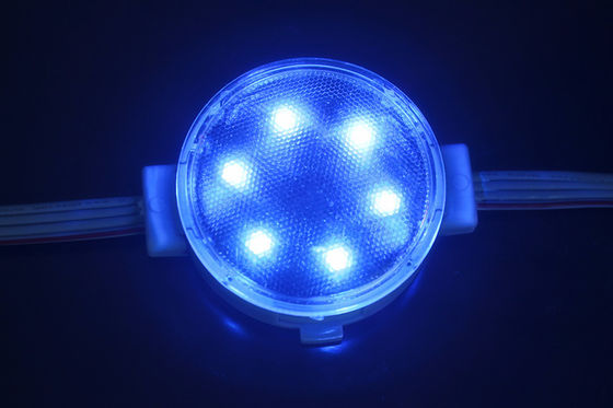 fully-Waterproof  IP67 1.5W  DC24V  SMD3535 40mm  RGB led pixel point source light  and advertisement  outdoor lights