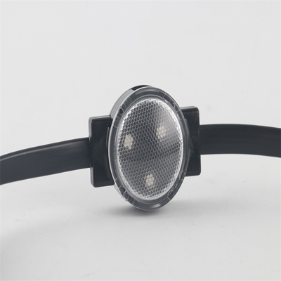투명한 마스크 LED 포인트 라이트 단일 색상 0.6w 12v 30000H 수명 SMD3535