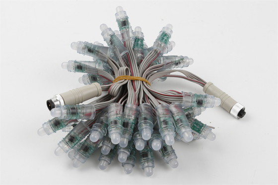 12mm 옥외 방수 LED 화소 빛 풀 컬러 0.3W DC5V IP67