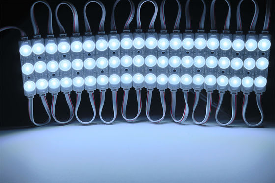 높은 전력 12v 3 빛 SMD LED 모듈 렌즈와 함께 방수 Ip65 주입 3030 LED 모듈