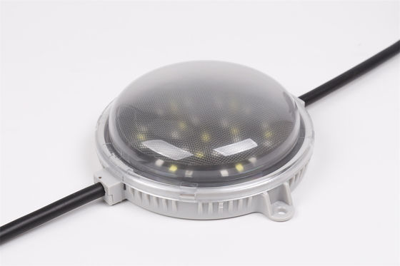 100mm 24V SMD3535 RGB IP67 방수 LED 포인트 라이트 DMX512 제어 및 180° 빔 각도