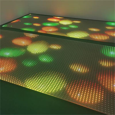 초 얇은 유연 DC5V P20 LED 투명 필름 스크린 SMD2121 수명 100000h