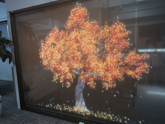 RGB 컬러 LED 투명 화면 외관 투명 LED 디스플레이