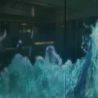 IP64 플렉서블 투명 LED 필름 외부 투명 LED 스크린