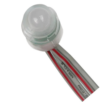 단일 컬러 LED 픽셀 라이트 0.2W DC12V IP67 9mm 야외 방수 광고 픽셀 라이트