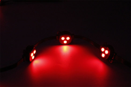 IP67 RGB RGBW Pixel Led Point Light IP67 12V RGB PC Shell Glue Material