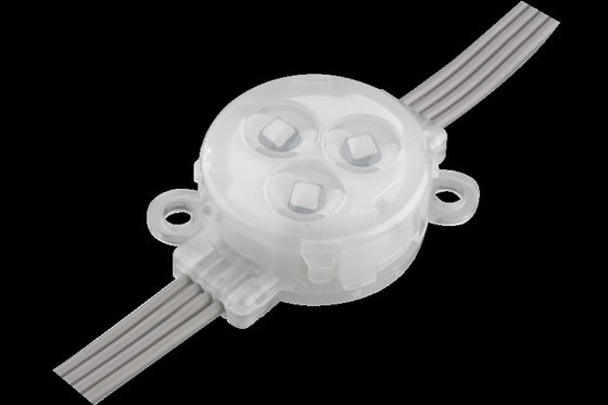 야외 장식 영구 크리스마스 조명 30mm RGB LED 포인트 빛 소스 DC12V 0.75W LED 픽셀 빛