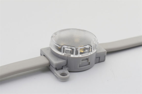 24V 60mm IP65 RGBW LED 픽셀 각 120° 1.5W 작동 전압 DC24V 물질 PC 셸