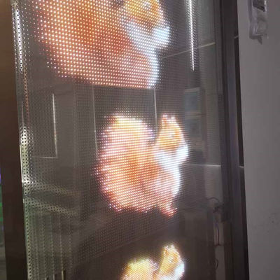 쉽게 설치 LED 투명 필름 화면 P10 DC5V WE2121RGB 16비트