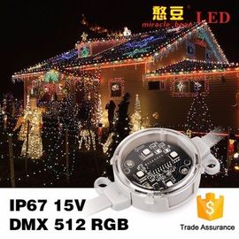 SMD5050 IP67 RGB LED 화소 크리스마스 LED 지구 빛 0.9Watt DC15V
