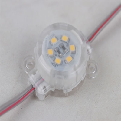 LED 점등 영구 휴일 장식 조명 가옥 DC9V 0.75W 25mm 야외 방수 LED 점등 RGBW