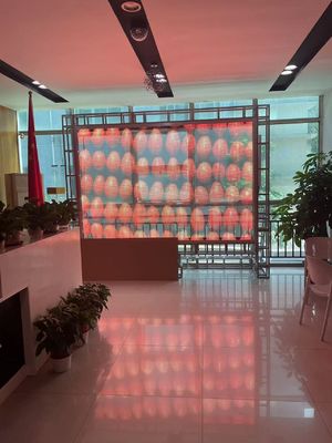 접착성 유연 필름 LED 디스플레이 접착성 LED 투명한 필름 스크린 유리