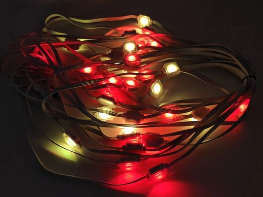 30 Lights RGB Outdoor Atmosphere Light String Eaves Christmas Decoration Wifi Bluetooth Control Waterproof