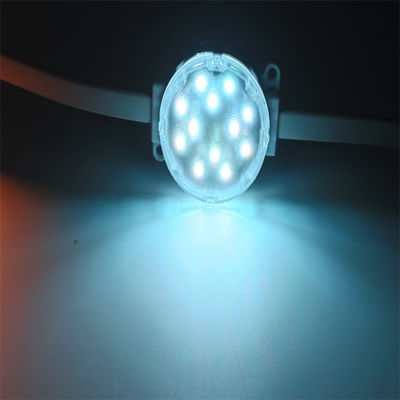 IP67 방수 DC24V 50MM DMX LED RGB 픽셀 라이트 프로그래밍 가능한 풀 컬러 스마트 포인트 라이트 야외
