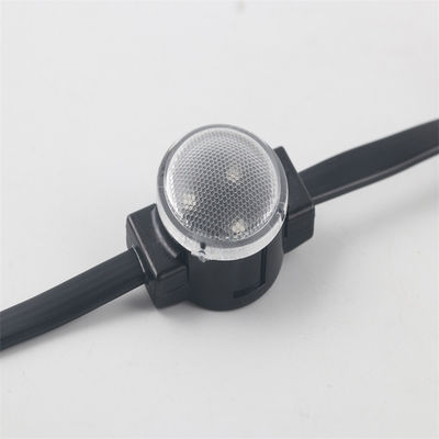 IP67 주소형 24V 30mm DMX RGB RGBW LED 점 픽셀 포인트 모듈 벽 조명 0.6W 옵션 투명 마스크