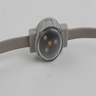 RGB SMD3535 풀 컬러 LED 픽셀 30mm 12V 1W 둥근 방수 LED 크리스마스 라이트 렌즈 커버