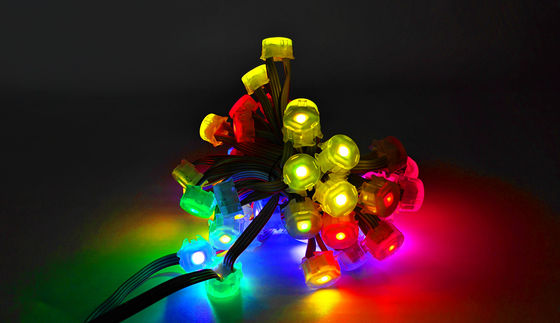 48pcs 20MM 야외 방수 IP67 LED 픽셀 라이트 빨간색/녹색/나색/노란색/백색/온난한 흰색