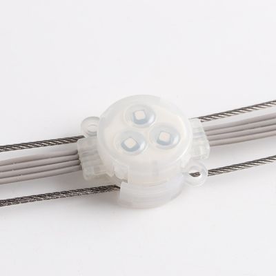RGB LED 포인트 라이트 1W 에피스타 칩 30mm RGB LED 포인트 라이트 PC 보디와 함께 방수 야외 IP67