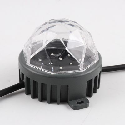 커스터마이징 가능한 100mm IP67 방수 DC24V 50MM DMX LED RGB 픽셀 라이트 프로그래밍 가능한 야외 LED 프로젝트 LED 포인트 라이트