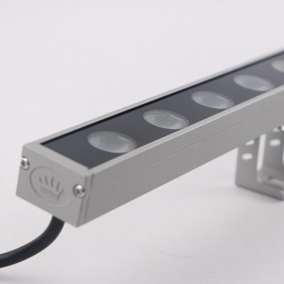 야외 건물 조명 18W LED 벽 세척기 듀얼 앵글 렌즈와 10 * 60 빔 각도